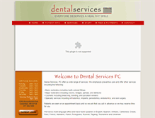 Tablet Screenshot of dentalservices-pc.com